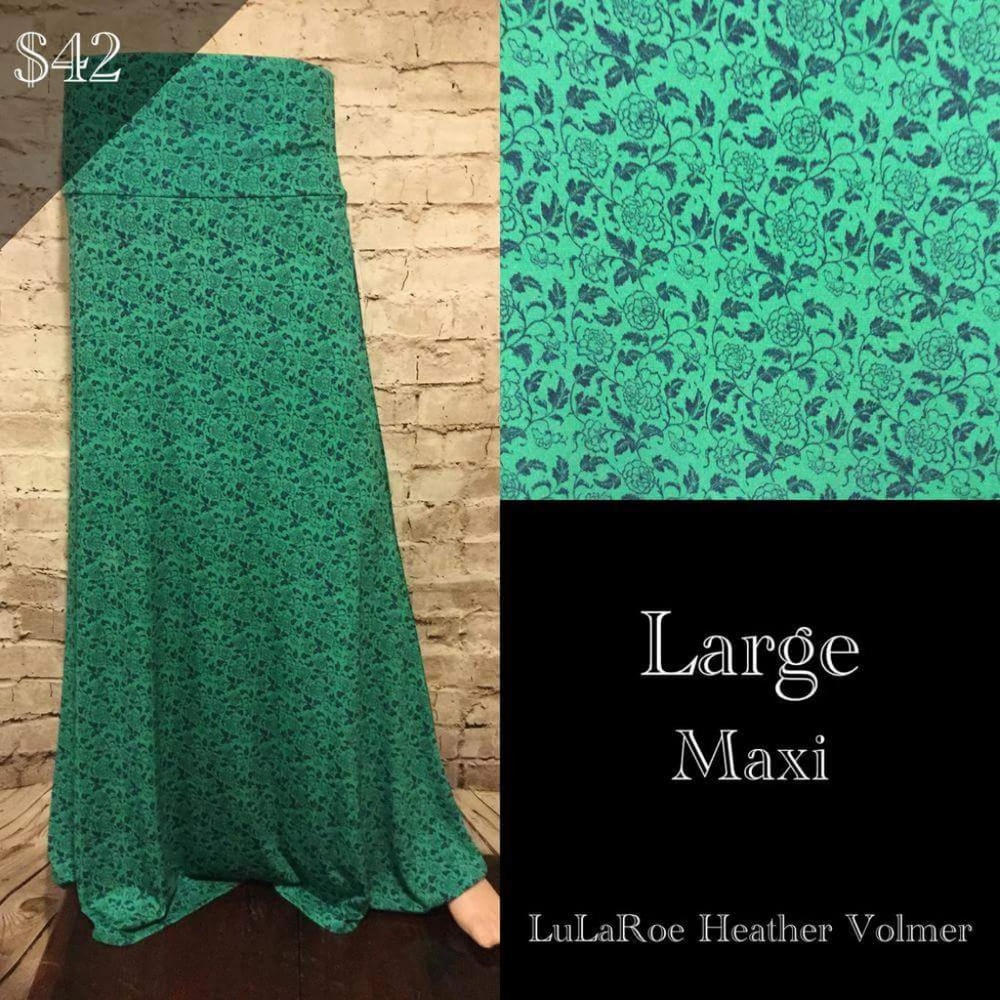 NWT LuLaRoe Maxi Skirt Large - LOWEST I CAN GO!